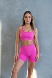 Seamless Support Bra - Hot Pink