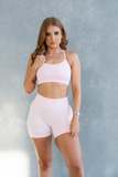 Seamless Support Bra - Baby Pink