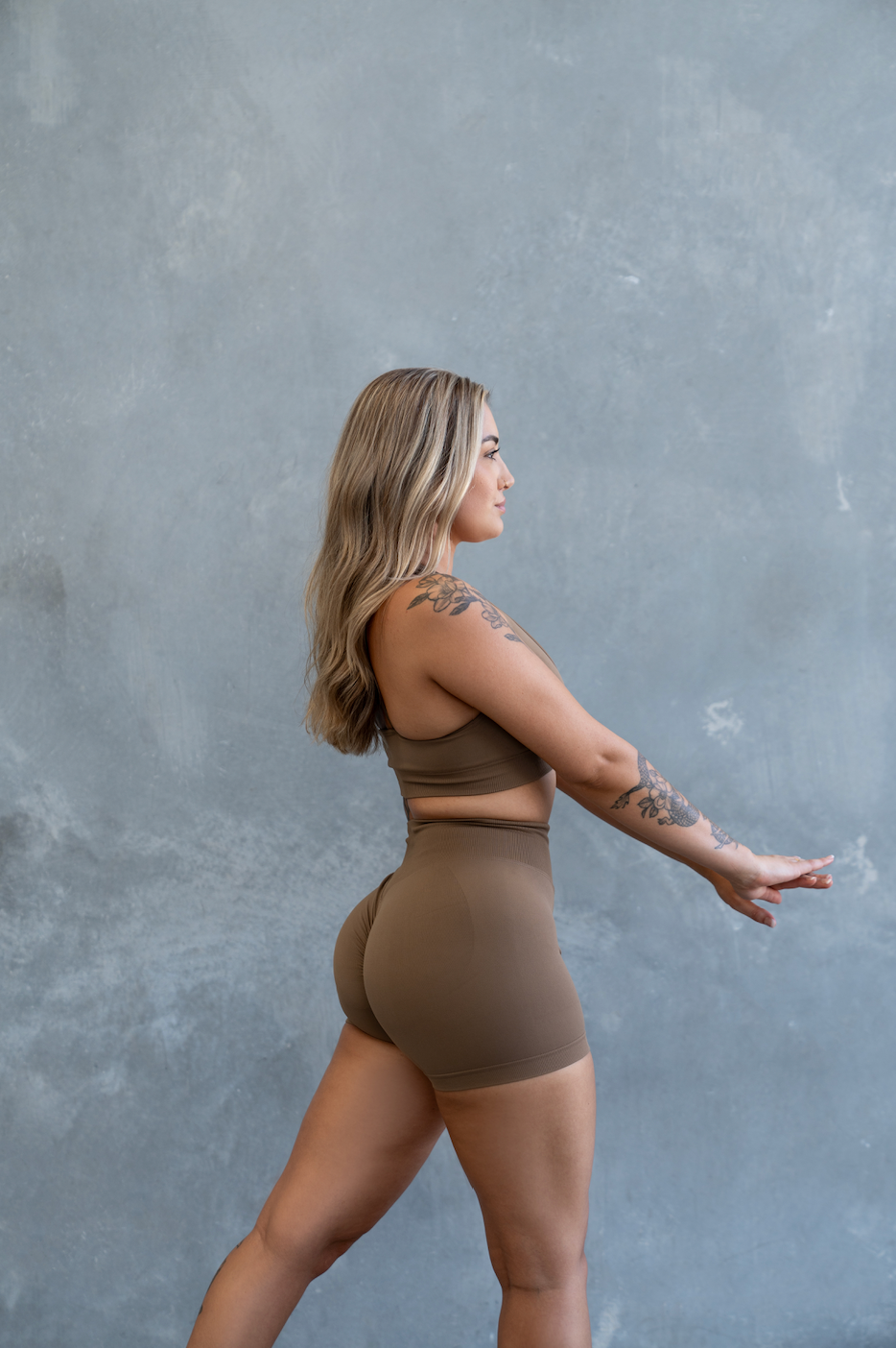 Flex Shorts - Coffee
