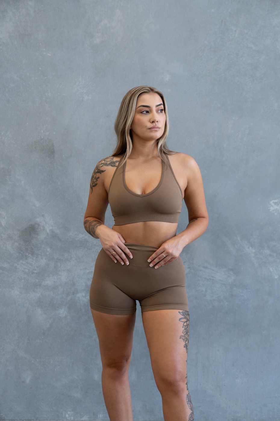 Flex Shorts - Coffee