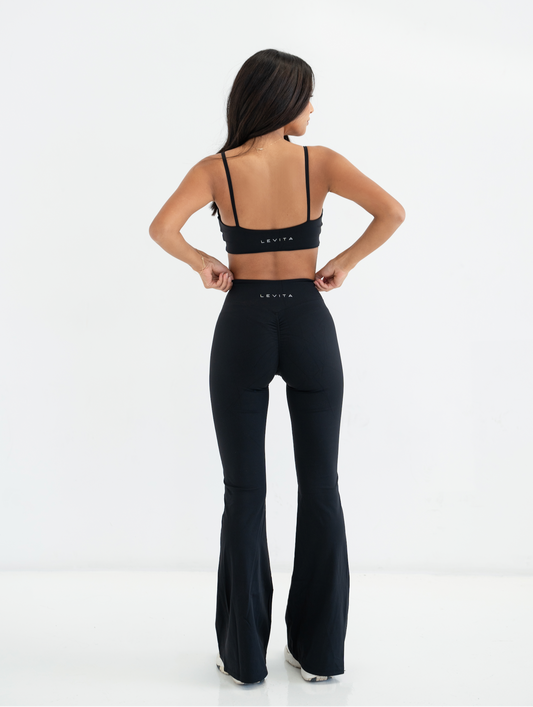 Luxe V-Front Flares - Black