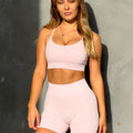 Seamless Support Bra - Baby Pink