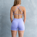 Signature Scrunch Shorts - Lilac
