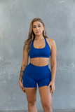 Elevate Crop Blue