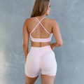 Seamless Support Bra - Baby Pink