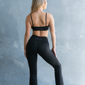 Luxe V-Front Flares - Black
