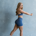 Elevate Crop - Navy
