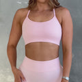 Seamless Support Bra - Baby Pink